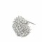 Crown Rhinestone Brooch Pin For Clothing Bags DIY Crafts 1 3/4 Inch X 1 1/2 Inch